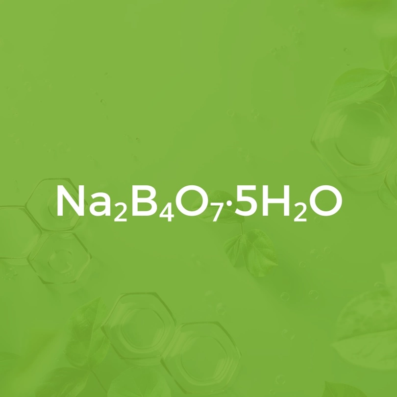 czteroboran sodu pięciowodny, boraks pięciowodny wzór sumaryczny